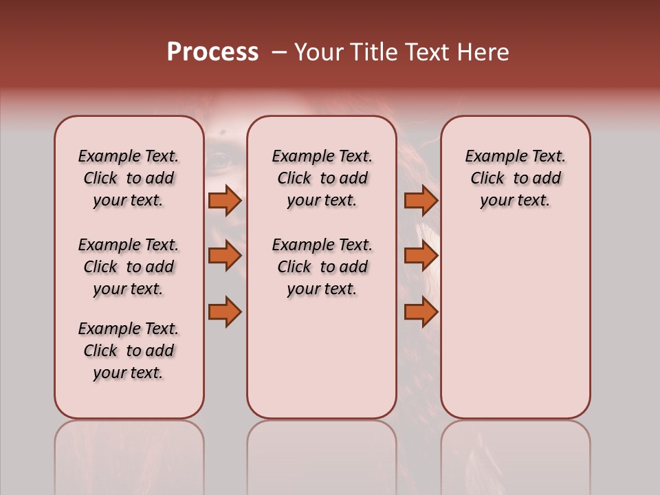 Head Sensual Background PowerPoint Template
