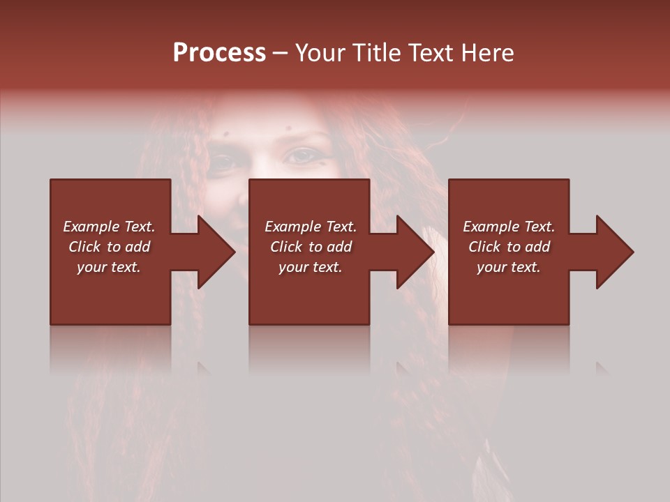 Head Sensual Background PowerPoint Template