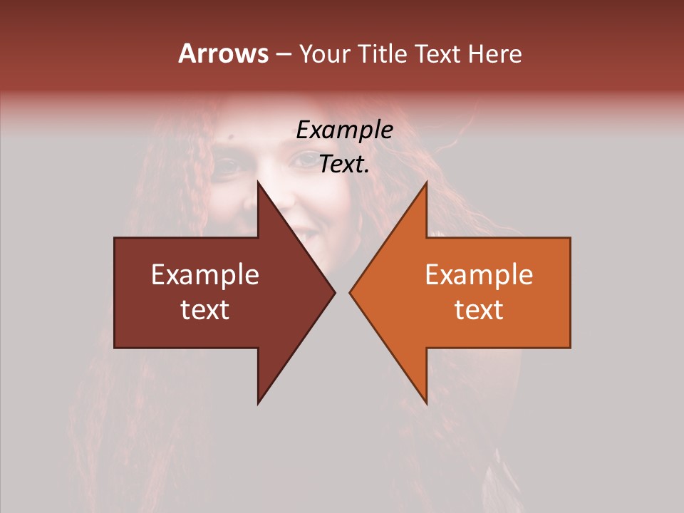 Head Sensual Background PowerPoint Template