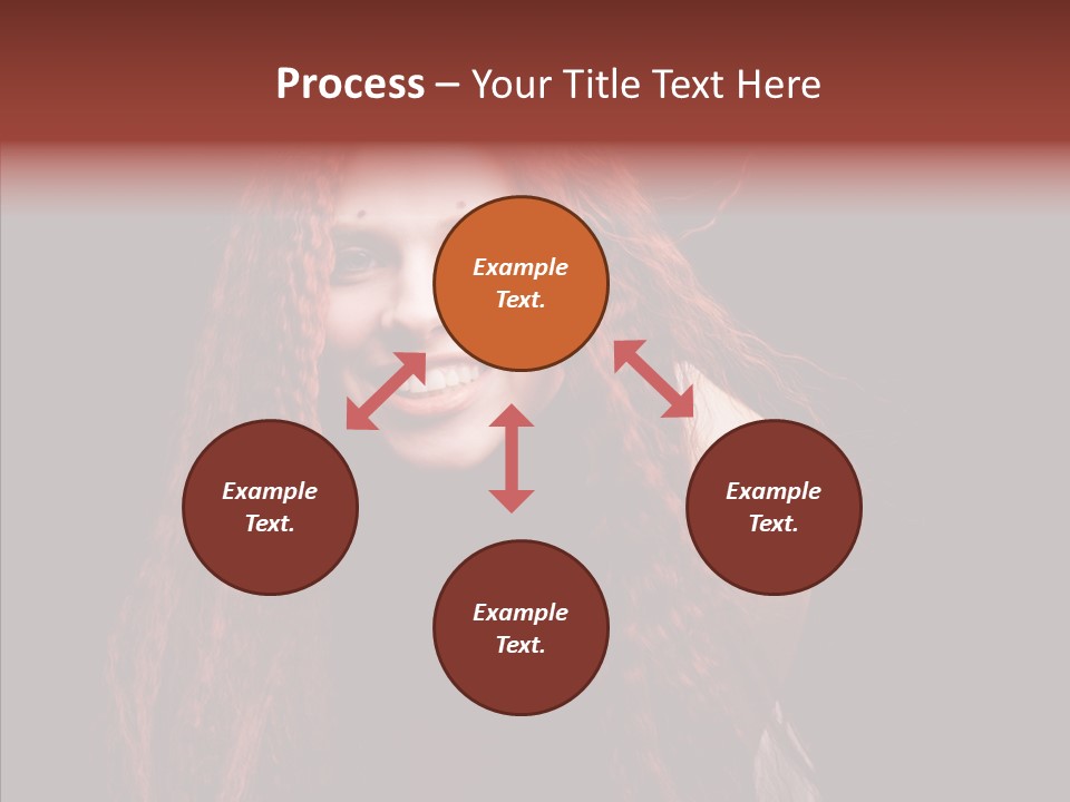 Head Sensual Background PowerPoint Template