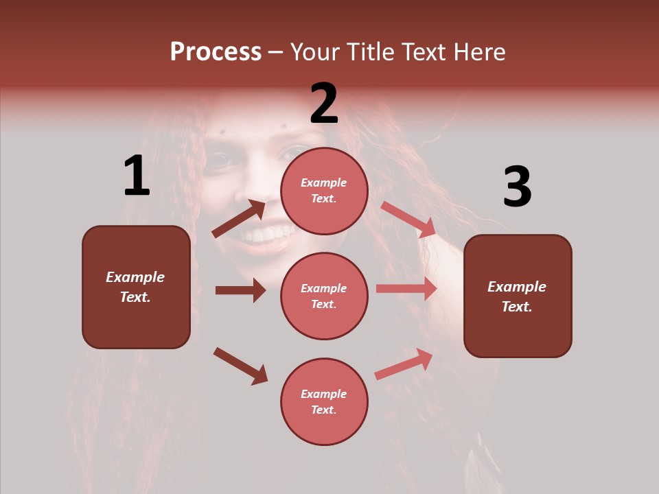 Head Sensual Background PowerPoint Template