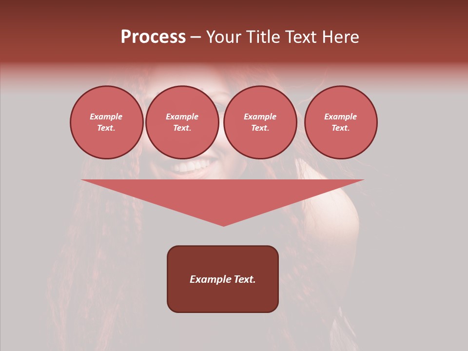 Head Sensual Background PowerPoint Template