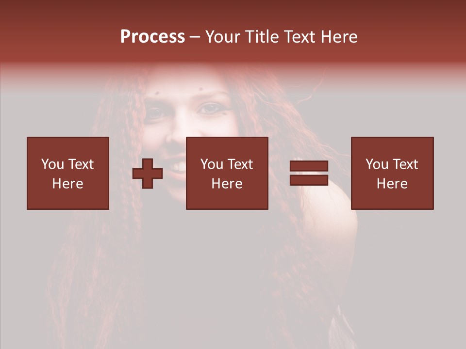 Head Sensual Background PowerPoint Template