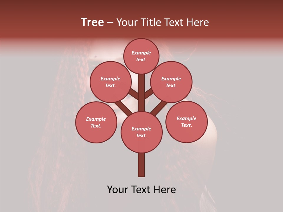 Head Sensual Background PowerPoint Template