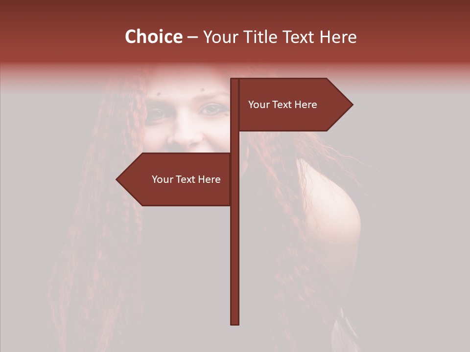 Head Sensual Background PowerPoint Template