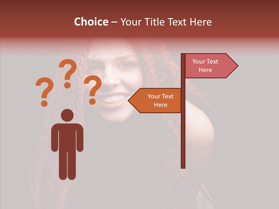 Head Sensual Background PowerPoint Template