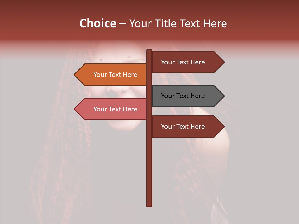 Head Sensual Background PowerPoint Template