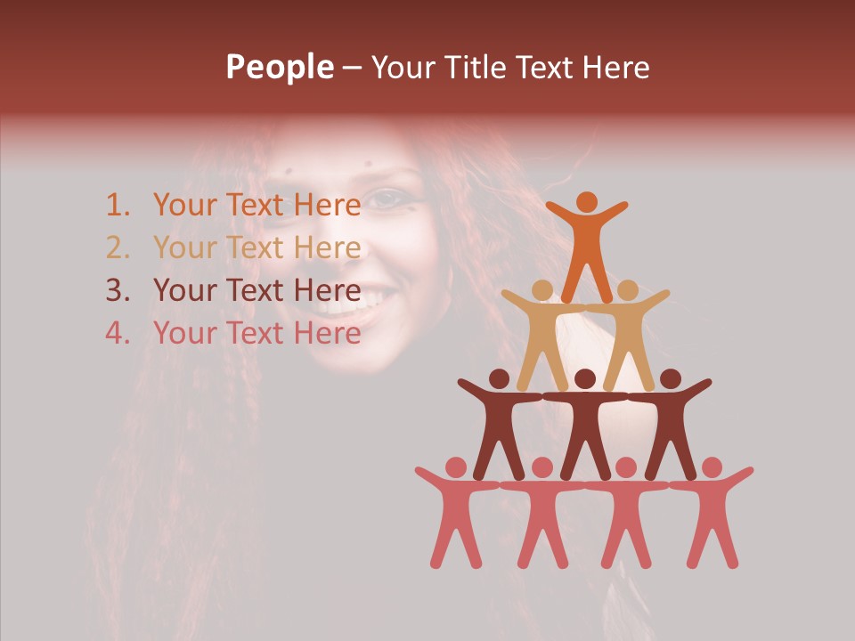 Head Sensual Background PowerPoint Template