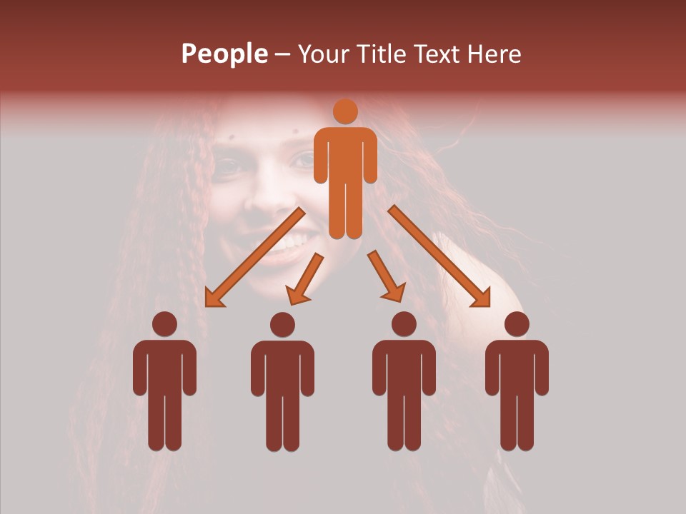 Head Sensual Background PowerPoint Template