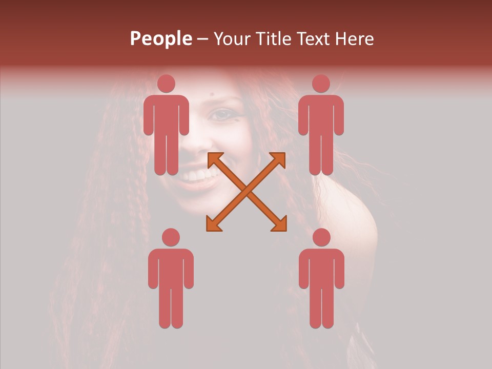 Head Sensual Background PowerPoint Template