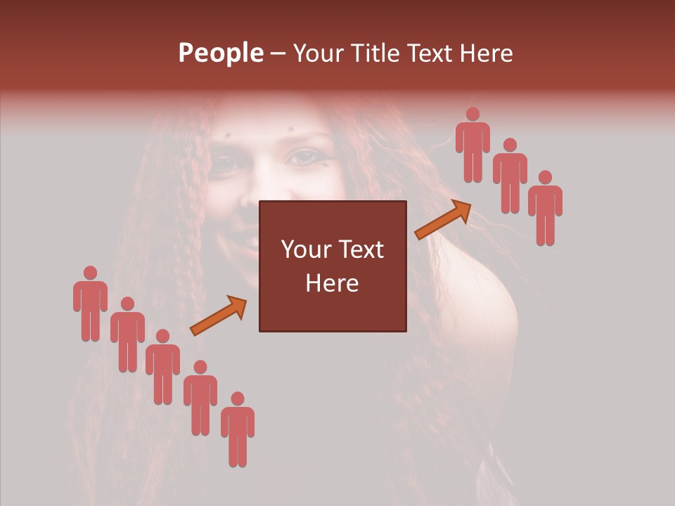 Head Sensual Background PowerPoint Template