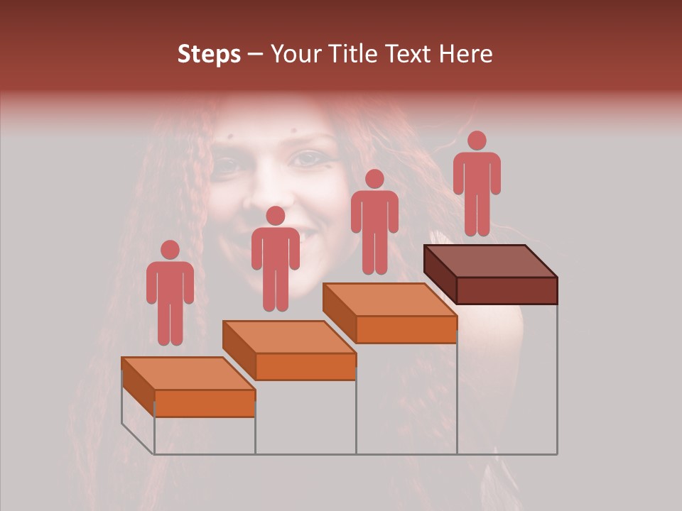 Head Sensual Background PowerPoint Template