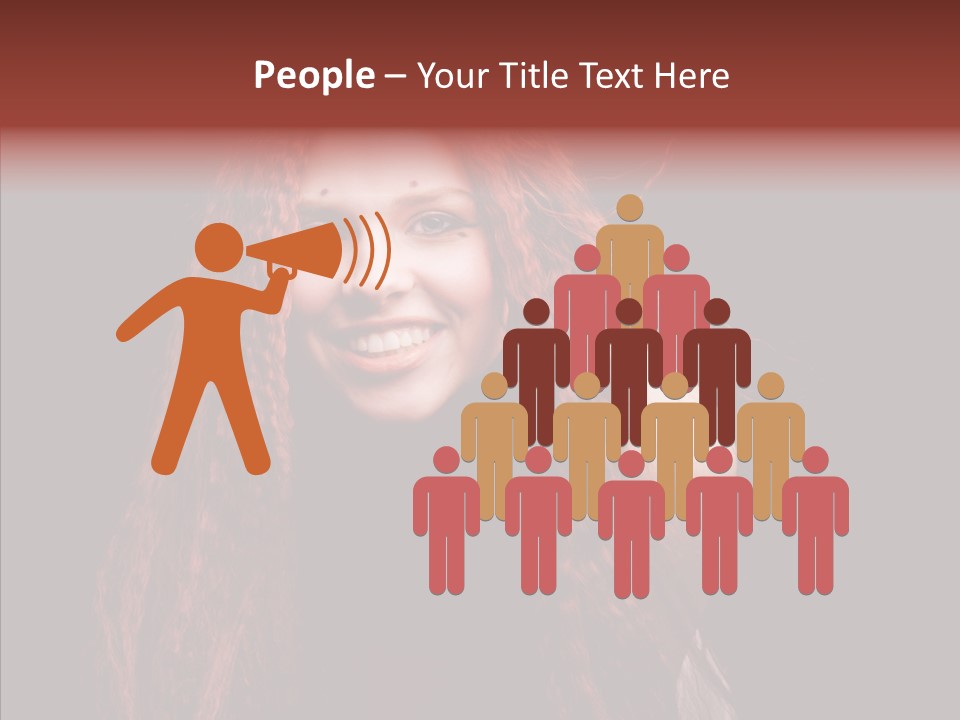 Head Sensual Background PowerPoint Template