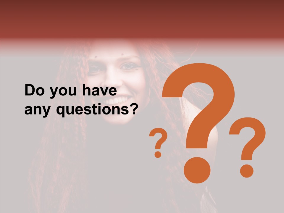 Head Sensual Background PowerPoint Template