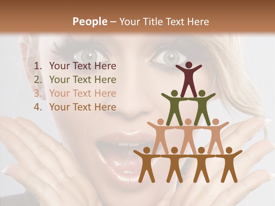 People Symbol Y PowerPoint Template