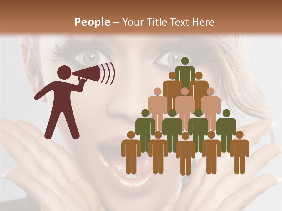 People Symbol Y PowerPoint Template