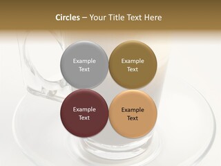 Coffee Milk Glass PowerPoint Template
