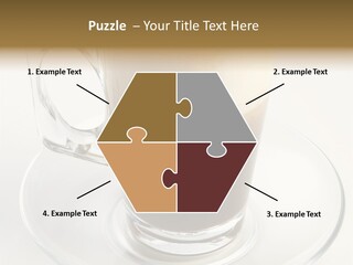 Coffee Milk Glass PowerPoint Template