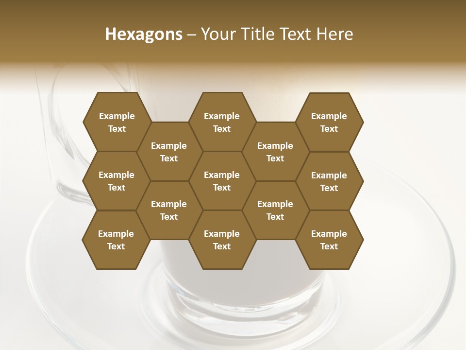 Coffee Milk Glass PowerPoint Template