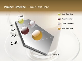Coffee Milk Glass PowerPoint Template