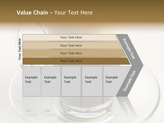 Coffee Milk Glass PowerPoint Template