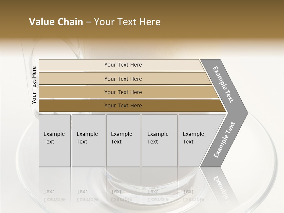 Coffee Milk Glass PowerPoint Template