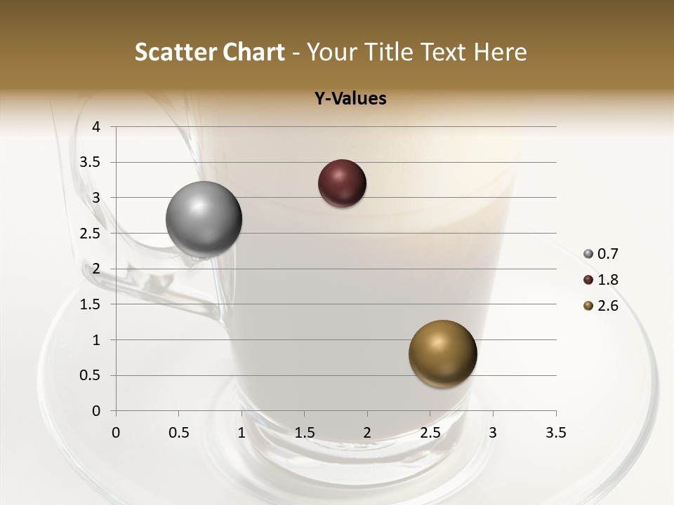 Coffee Milk Glass PowerPoint Template