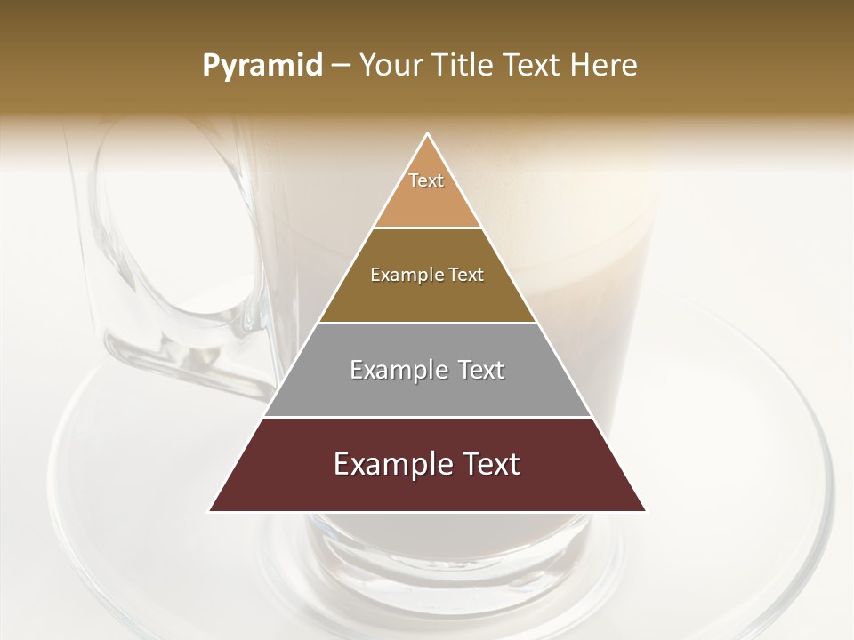 Coffee Milk Glass PowerPoint Template