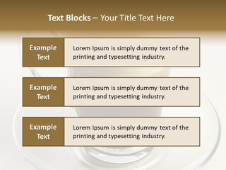 Coffee Milk Glass PowerPoint Template