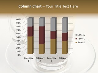 Coffee Milk Glass PowerPoint Template