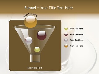 Coffee Milk Glass PowerPoint Template