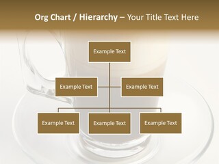 Coffee Milk Glass PowerPoint Template