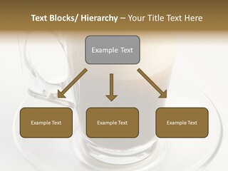 Coffee Milk Glass PowerPoint Template
