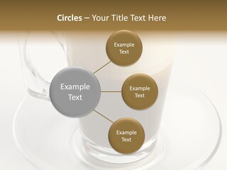 Coffee Milk Glass PowerPoint Template