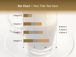 Coffee Milk Glass PowerPoint Template