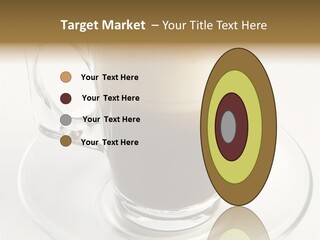 Coffee Milk Glass PowerPoint Template