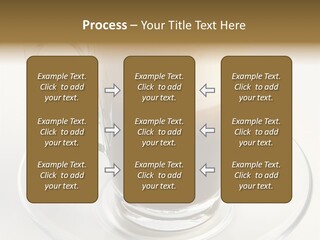 Coffee Milk Glass PowerPoint Template
