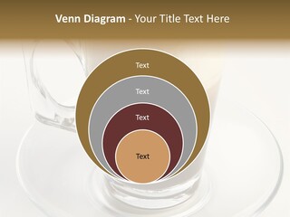 Coffee Milk Glass PowerPoint Template