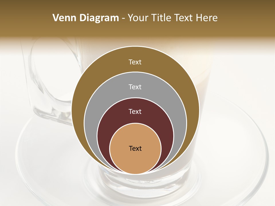 Coffee Milk Glass PowerPoint Template