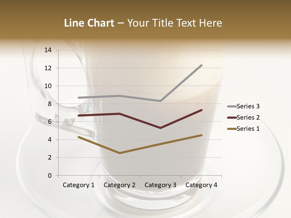 Coffee Milk Glass PowerPoint Template