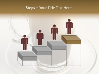 Coffee Milk Glass PowerPoint Template