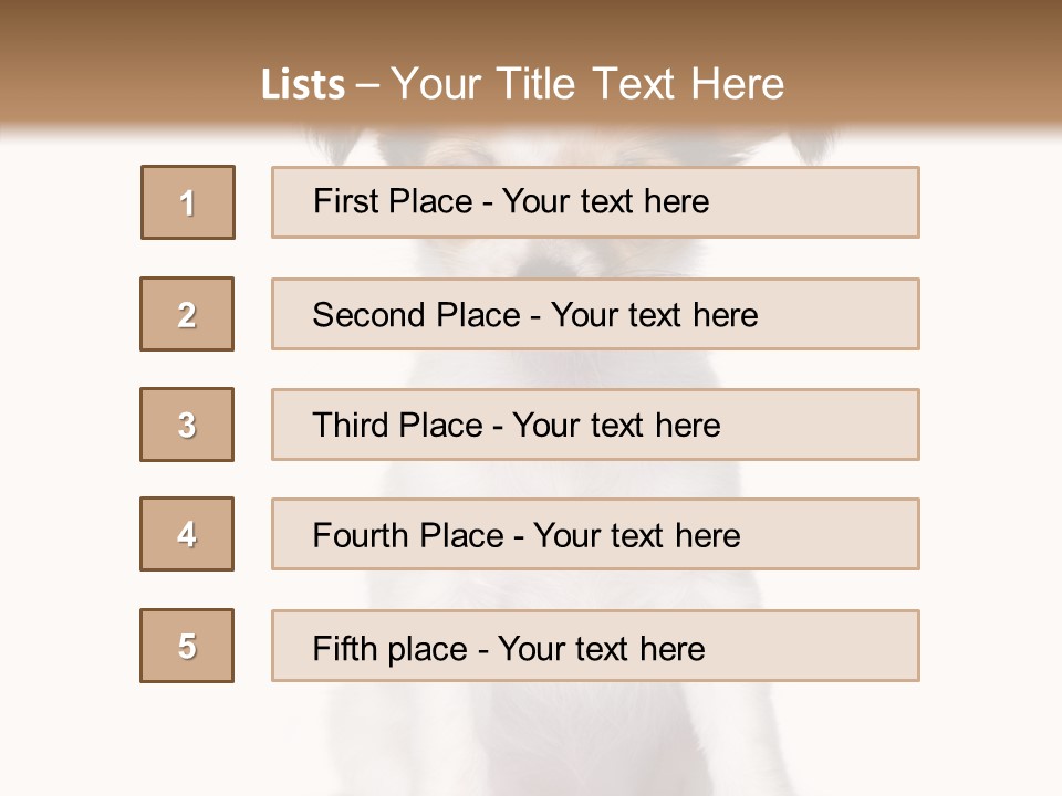 Doggy Minuscule Shot PowerPoint Template