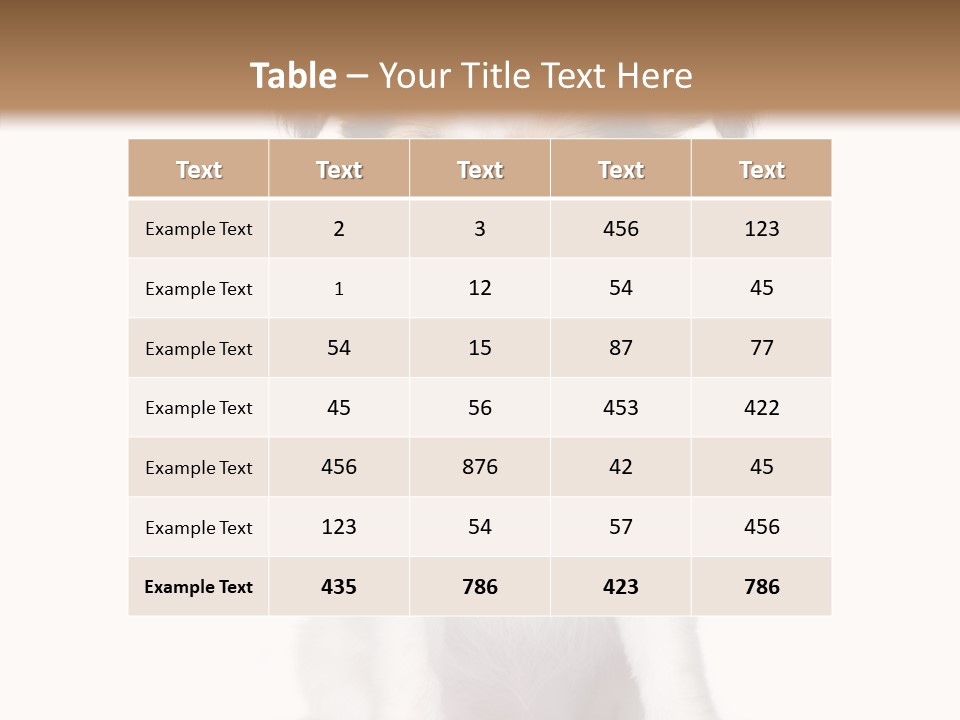 Doggy Minuscule Shot PowerPoint Template