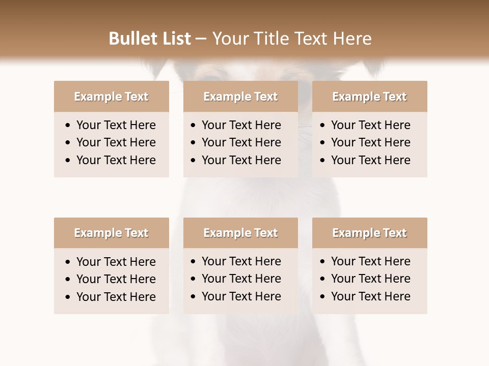 Doggy Minuscule Shot PowerPoint Template