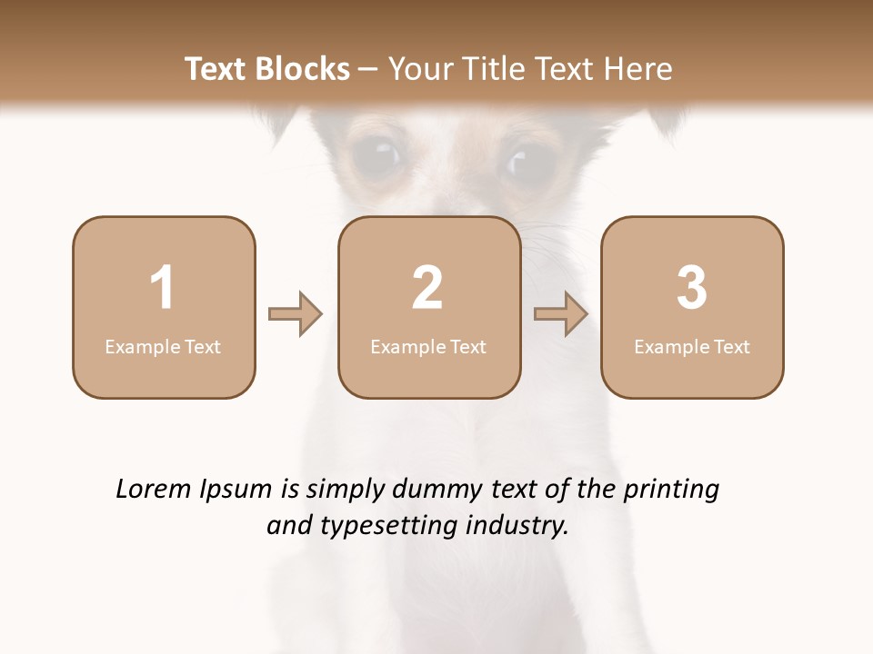 Doggy Minuscule Shot PowerPoint Template