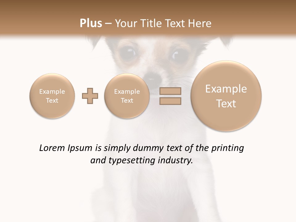 Doggy Minuscule Shot PowerPoint Template