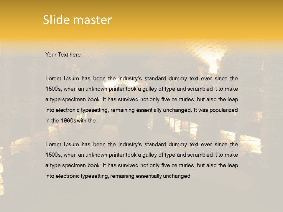 Store Wine Making Indoors PowerPoint Template