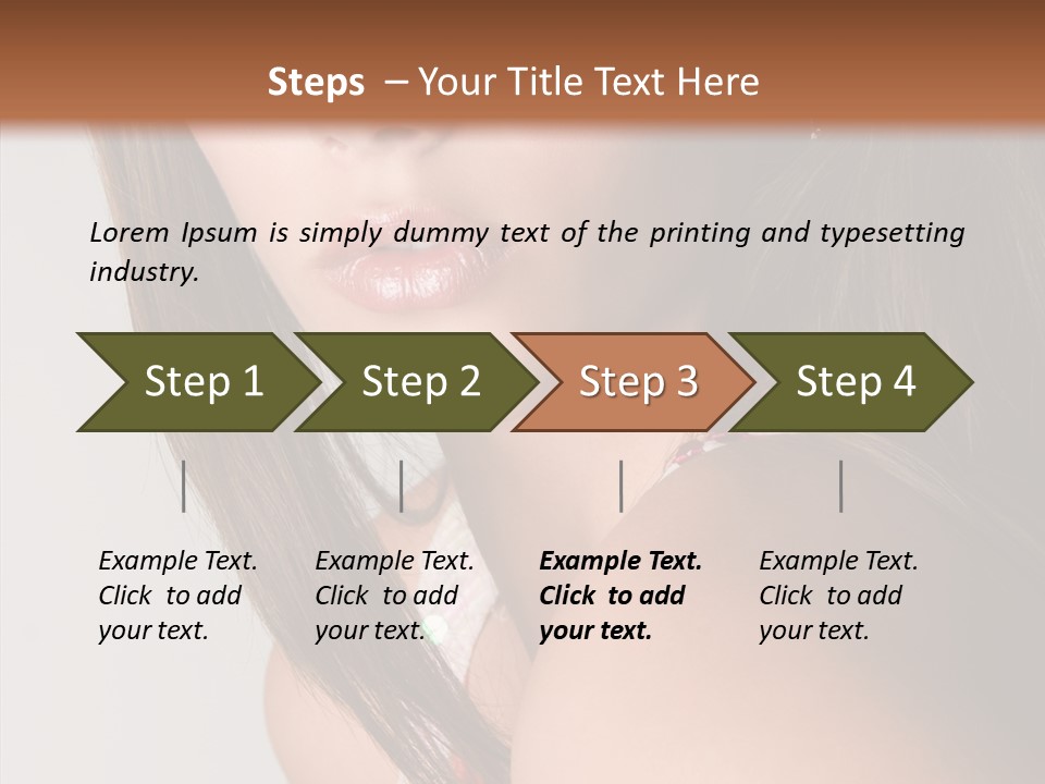 Face Smooth Beauty PowerPoint Template
