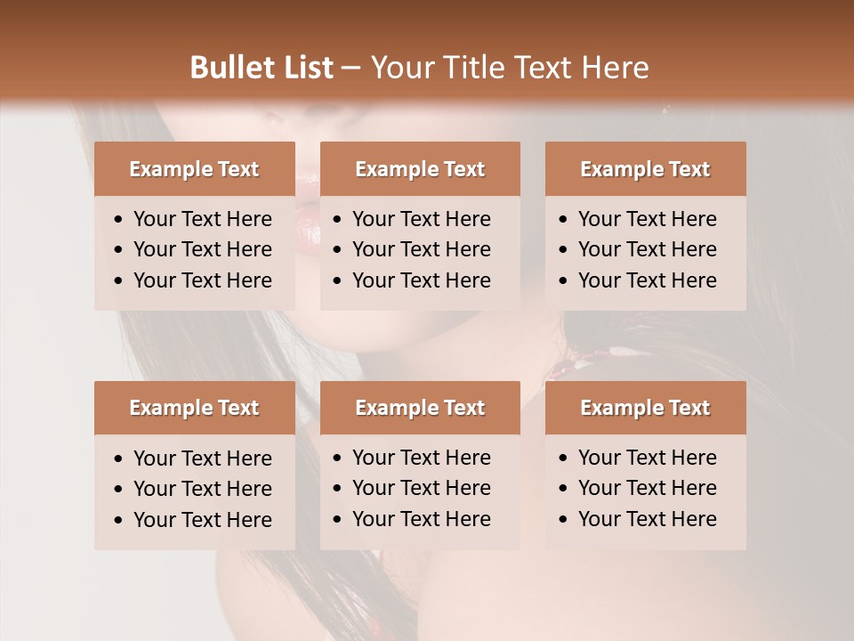 Face Smooth Beauty PowerPoint Template