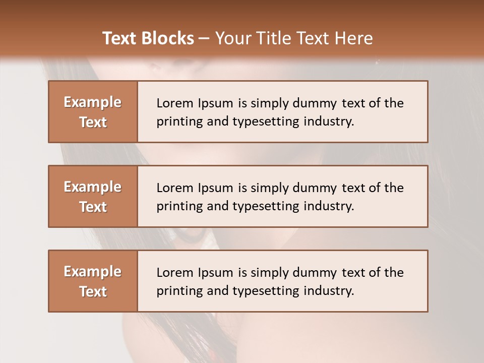 Face Smooth Beauty PowerPoint Template